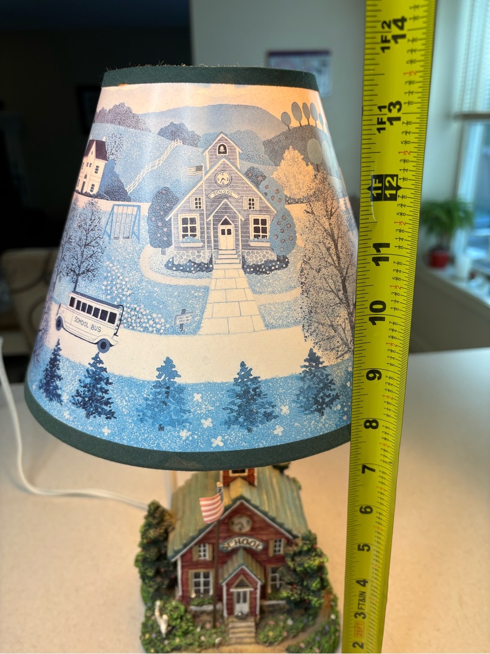 Country Schoolhouse Table Lamp By Susan Winget - Picture 8 of 11